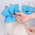 Topika Cat Cone Collar, Soft Adjustable Recovery Donut for Cats and Kittens