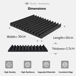 Topika - Sound Proof Foam Panels for Walls Self Adhesive, Sound Dampening