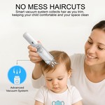 Topika Baby Hair Clippers Set Quiet Vacuum Waterproof Trimmer