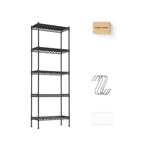 Topika - Kitchen Shelves 3/5-Tier, Kitchen Shelf Organiser for Home Decor