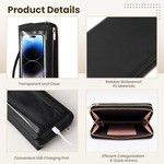 Topika Phone Crossbody Bag with Touch Screen Wallet Cellphone Pouches