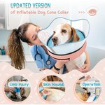 Topika Soft Dog Collar to Prevent Licking, Inflatable Recovery Donut