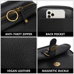 Topika Crossbody Bag For Women,Vintage Wallet Anti Theft Shoulder Handbags