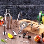 Topika- Cocktail Shaker Set with Stand,Bartender Kit&Drink Mixer for Bar