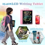 TopikaKids - 10 Inch LCD Writing Tablet for Kids, Doodle Board with Pen