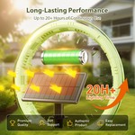 Topika - Solar Lights Outdoor String, Solar Festoon Light, Solar Cafe Light