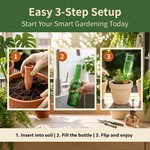 Topika - Self Watering Spikes 10 Pcs Ceramic Plant Watering Spike Drippers