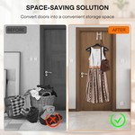 Topika-Door Hooks Over Door Hanger,Stainless Steel Hooks For Hanging Items