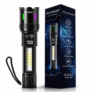 Topika Rechargeable Torch USB Camping Torch 1000Lm Tourch Light