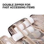 Topika - Water-resistant Travel Toiletry Bag with Hook - Multi-Compartment
