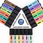 ZEYAR Pastel Highlighter Pen Set - 18 Colours, Morandi, Candy & Macaron Shades