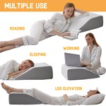 Topika - Wedge Pillows for Behind Knees, Leg Elevating Pillow for Surgery