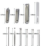 Topika Nail Clippers Set, 10-Piece Stainless Steel Large Nail Clippers Kit
