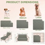 Topika Waterproof Dog Bed Cover, Reversible Sofa Pet Blanket