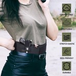 Topika Tactical Belly Band Holster, Concealed Carry Waist Belt, Zipper type