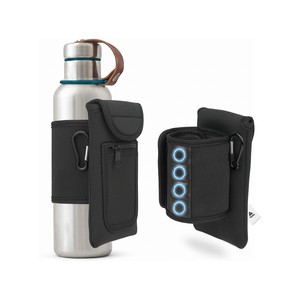 Topika Magnetic Water Bottle Sleeve, Gym Bottle Holder &4 Strong Magnets