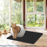 Topika 60x45cm Double Layer Cat Litter Mat with Honeycomb Design