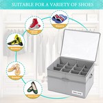 Topika-Shoe Rack Organizer for Entryway,Shoe Organiser Large 16 Mesh Pocket