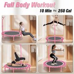 Topika - Foldable 48" Trampoline with High Impact Rebounder