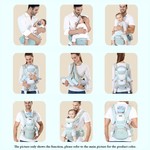 Baby Carrier Ergonomic Infant Carrier with Hip Seat