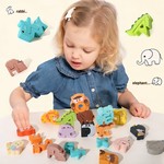 Topika Alphabet Animal Puzzles Alphabet Wooden Puzzles For Kids 3-5