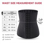 Topika 25 Steel Boned Latex Waist Trainer Corset Belt Womens Body Shaper