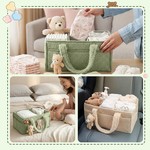 TopikaKids Baby Diaper Organizer, Changing Table Storage, Car Organizer