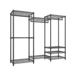Topika Heavy-Duty Wardrobe Organiser, 4 Rods, 8 Shelves, 175 x 40 x 194 cm