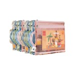 Topika - A4 Storage Zip Bags, 10Pcs Double-Layer Mesh Zipper Pouches