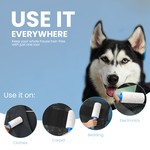 Topika Lint Roller Refills Pet Hair Removal Roller 120x6Sheets 2 handles