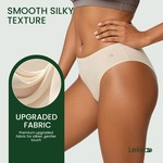 Lekkon Women's Bikinis Panties Classic Microfiber Silky Underwear 3/6 Pack