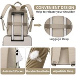 Topika Laptop Backpack for Women Work & Travel 15.6' Computer Backpack