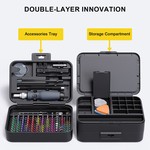 Topika - 132 PCS Magnetic Screwdriver Set, Mini Precision Repair Tool Kit