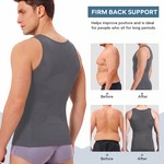 Topika - Compression Vests For Men Men Seamless Shaper Vest Tummy Control