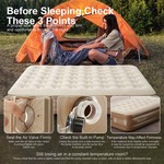 Naturehike Air Mattress with Built In Pump, Inflatable Mattress Air Bed