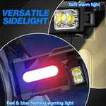 Topika EDC Flashlight Mini EDC Torch Waterproof Flashlight With Dual Light