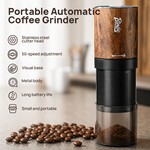 Bincoo - Grinder Coffee Machine, Electric Coffee Grinder,Portable Burr Mill