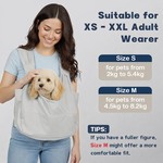 Topika Dog Carrier Hands Free Dog Sling Carrier for Small Dogs/Cats