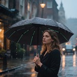 Topika UV Block Umbrella with Auto Open/Close with Section-by-Section Fold