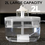TopikaPet 2L Pet Water Dispenser with Dual Filter System & Non-slip Mat