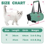 Topika - L size Cat Travel Bag, Cat Carrier Bag Portable Carrier with Strap