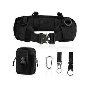 Topika - Tactical Battle Belt Set with Molle Pouch & Quick Release Buckle