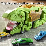 Topika Dinosaur Toy Truck for Boys, 6 Cars, Assembly Toy for Kids 3-5