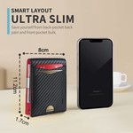 Topika RFID Blocking Money Clip and Card Holder Wallet for Men