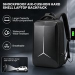 Topika Hard Shell Laptop Backpack With Anti-Theft Lock & USB Charging