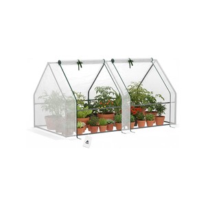 Topika - Mini Greenhouse 180 x 90 x 90cm with Frame White