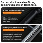 Naturehike Trekking Poles, 5 Sections Telescopic Hiking & Walking Sticks