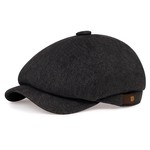 Refined Tweed Newsboy Cap For Men and Women