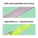 TopikaPet - Adjustable Dog Collar with Titanium Clip & Reflective Strips