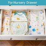TopikaHome-8Pcs Clear Drawer Divider Organizer,Expandable Drawer Organisers